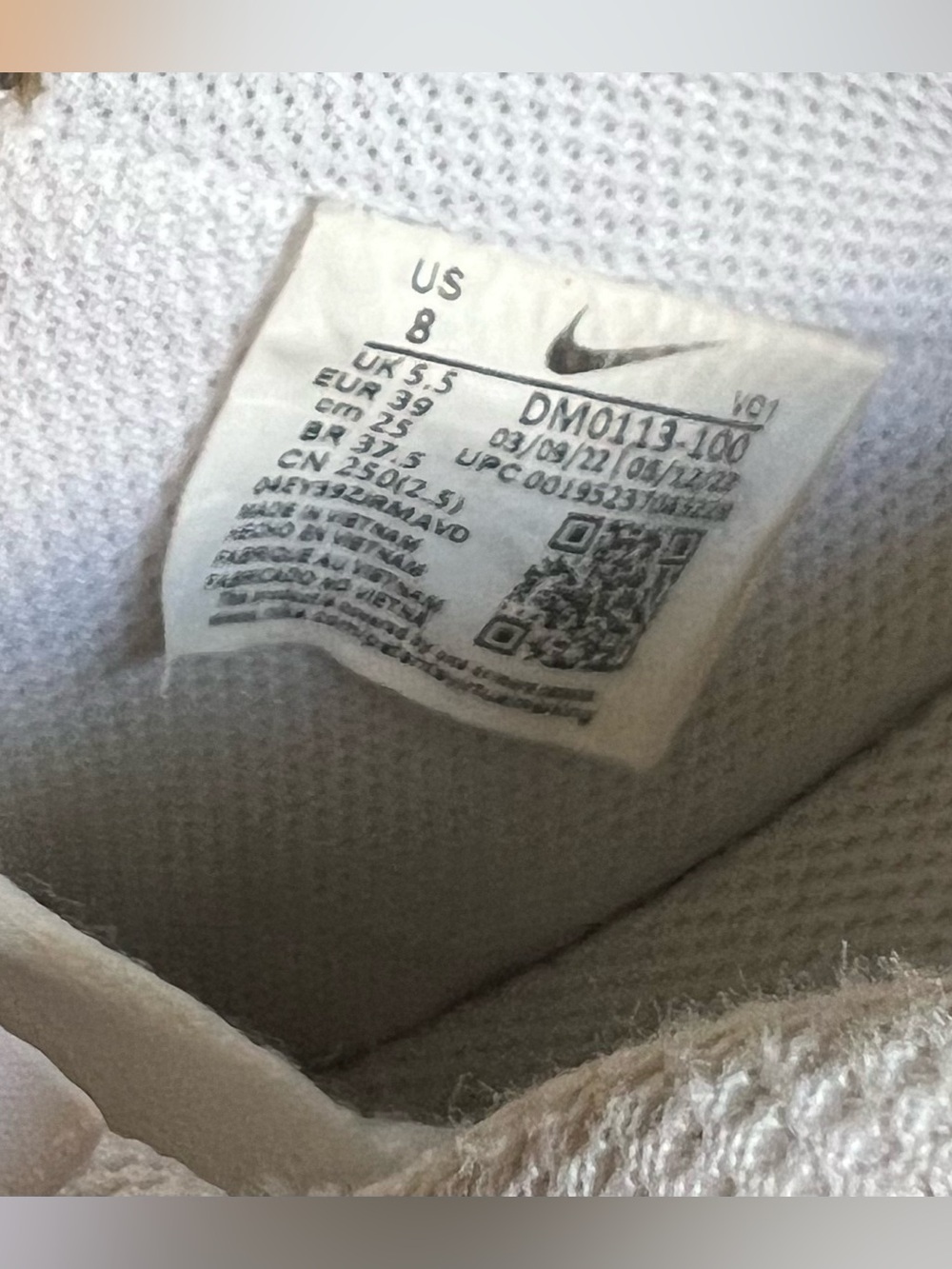 Women’s Nike Court Vision Alta Size 8 - Picture 7 of 8